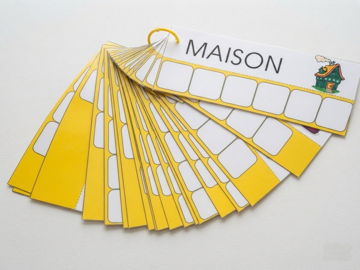 Fiches d'écriture capitale theme de la maison