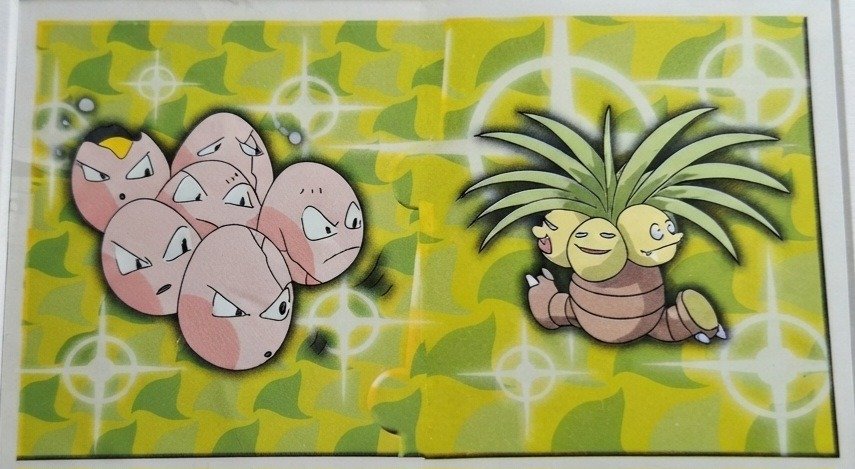 Numéro 194 et 195 - Autocollant Pokémon Merlin Collections Nintendo
