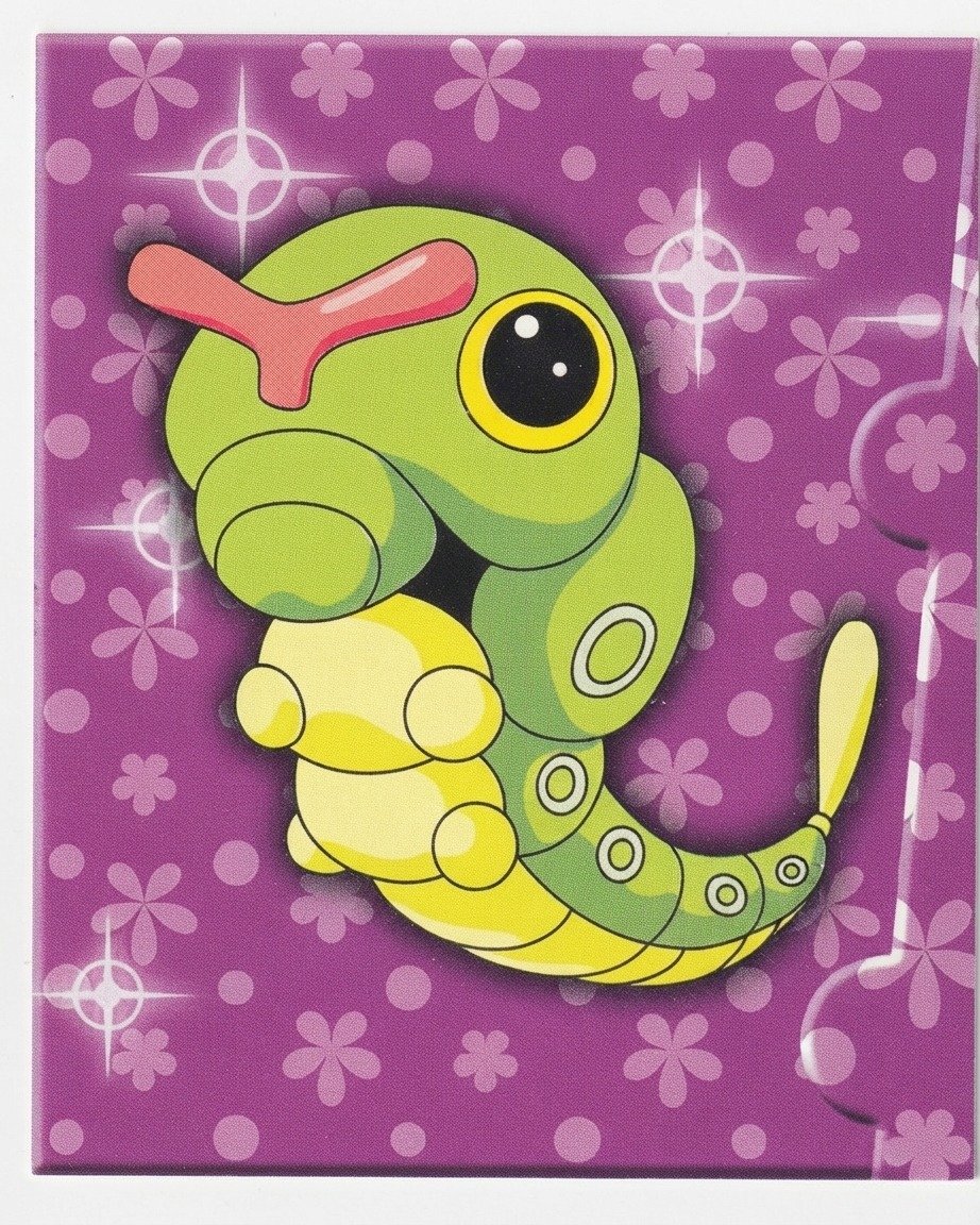 Numéro 155 - Autocollant Pokémon Merlin Collections Nintendo