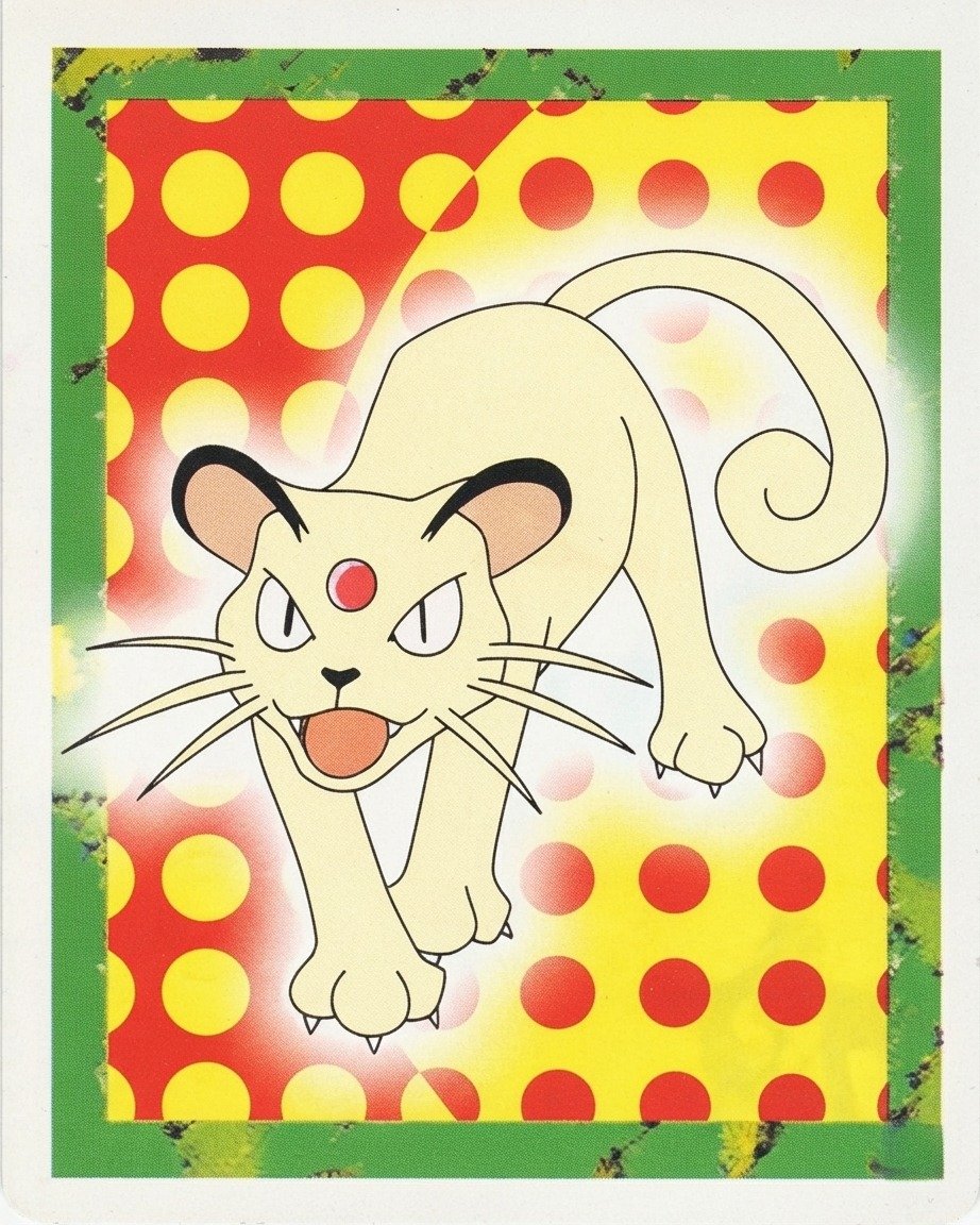 Numéro 53 - Autocollant Pokémon Merlin Collections Nintendo