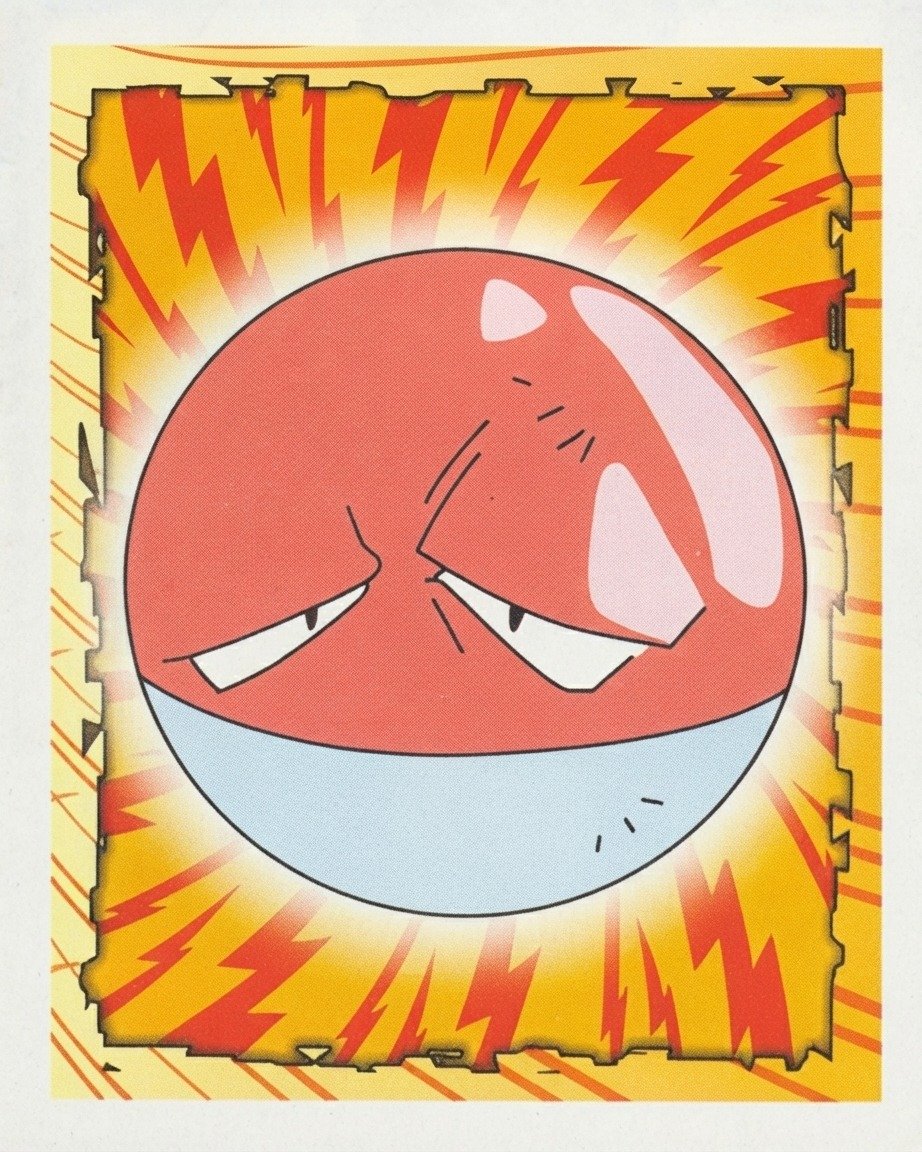 Numéro 100 - Autocollant Pokémon Merlin Collections Nintendo