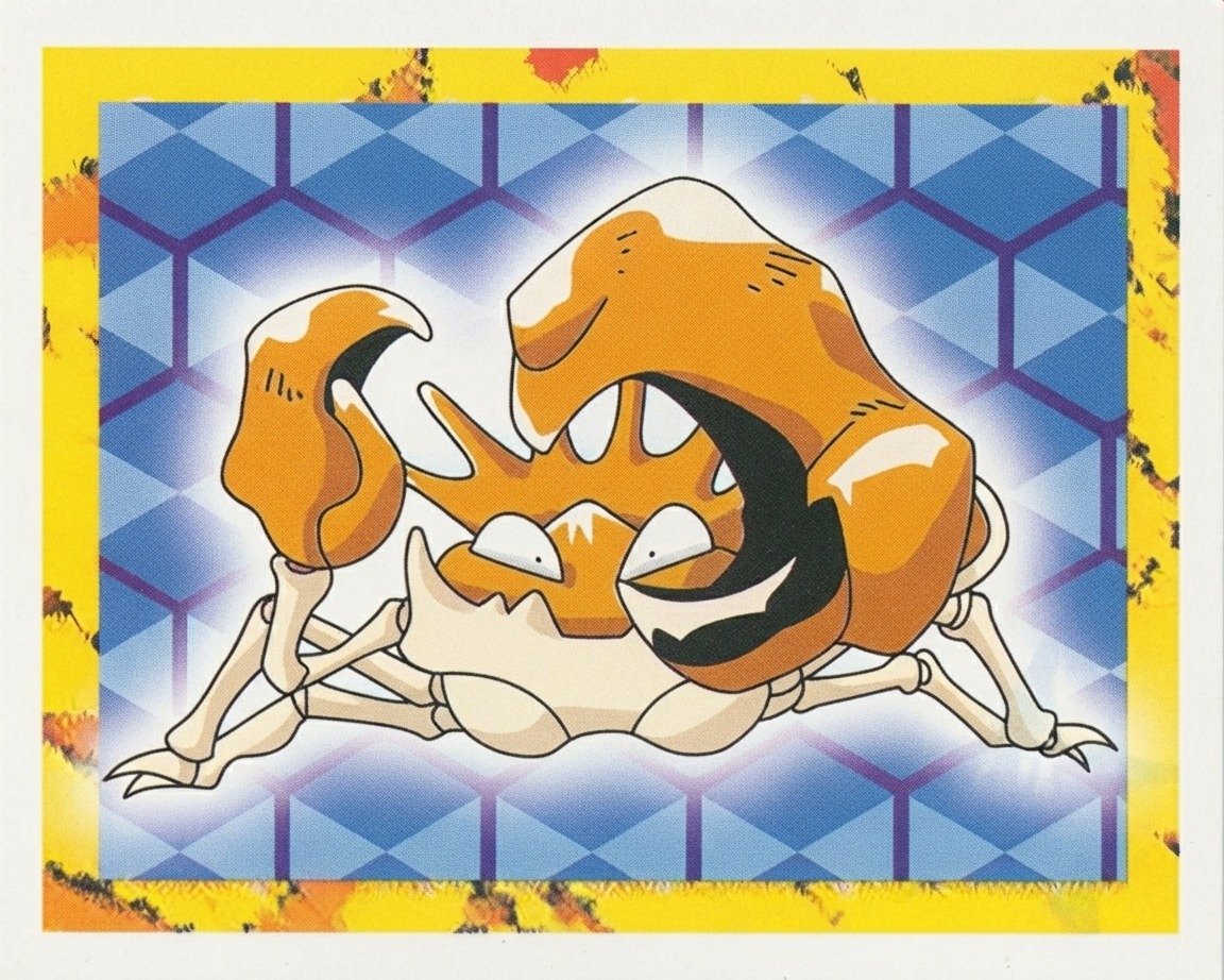 Numéro 99 - Autocollant Pokémon Merlin Collections Nintendo