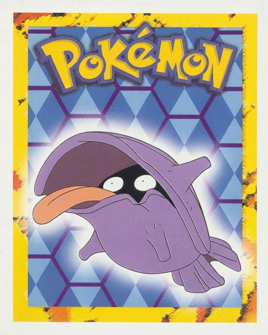 Numéro 90 - Autocollant Pokémon Merlin Collections Nintendo