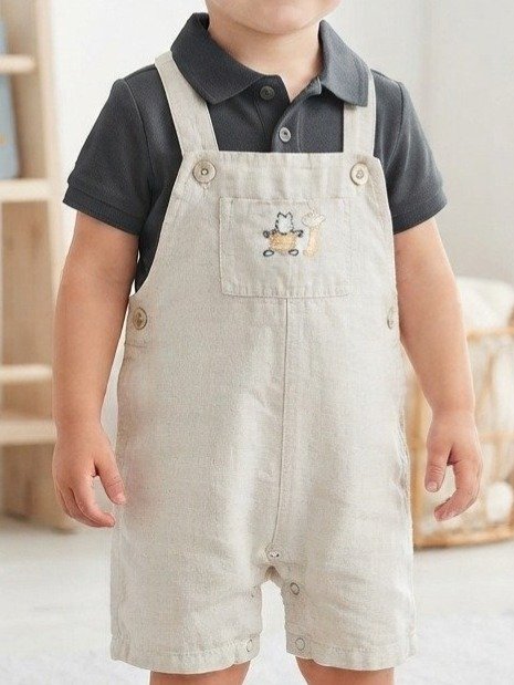 Ensemble salopette + t-shirt