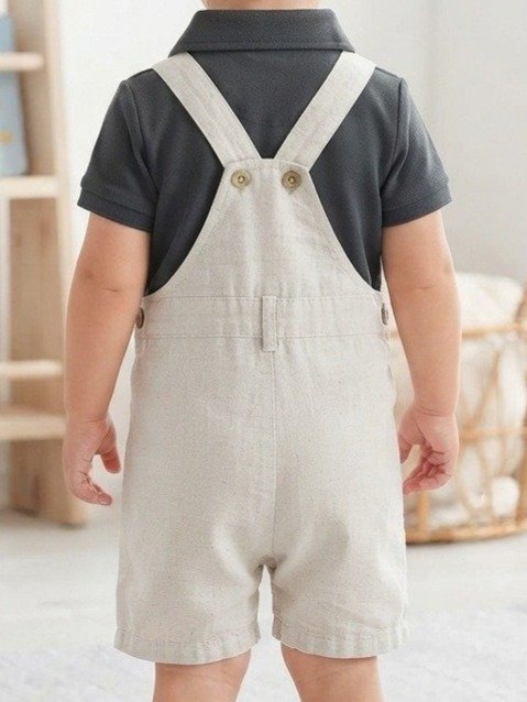 Ensemble salopette + t-shirt