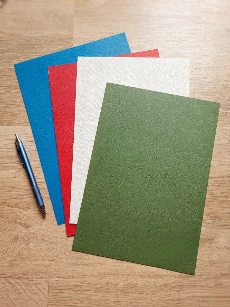 Feuille colorée cartonnée