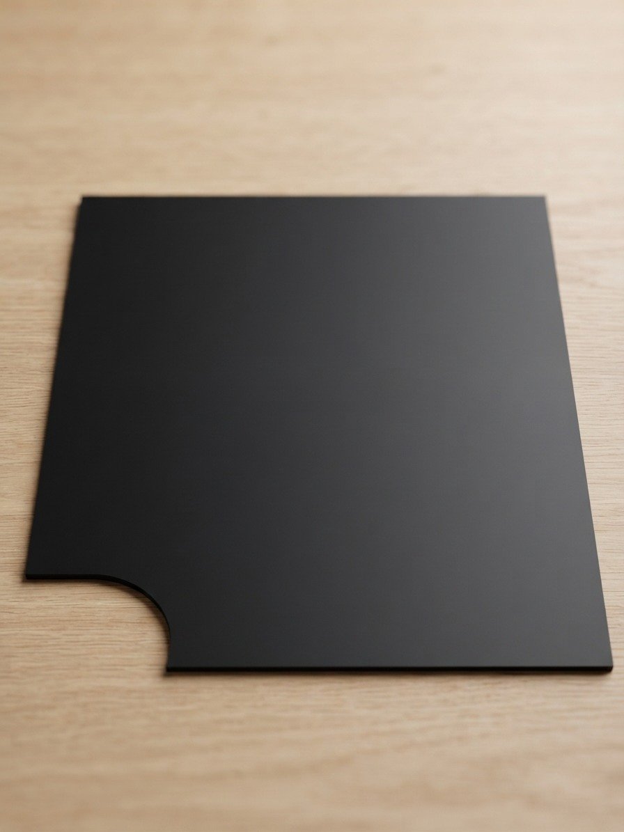 Feuille magnétique brute 0.5 mm 10x11 cm